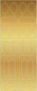 Ursus KREATIV STICKER 10x23CM,MOTIV 92,5ST.GOLD