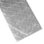 Ursus KREATIV STICKER 10x23CM,MOTIV:124,5ST.SILBER