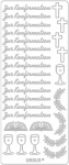 Ursus KREATIV STICKER 10x23CM,MOTIV 31,5ST.SILBER
