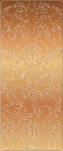 Ursus KREATIV STICKER 10x23CM,MOTIV 19,5ST.KUPFER