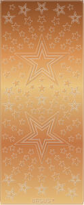 Ursus KREATIV STICKER 10x23CM,MOTIV 67,5ST.KUPFER