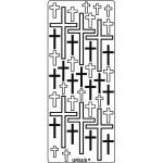 Ursus KREATIV STICKER 10x23CM,MOTIV 105,5ST.SCHWARZ