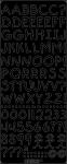 Ursus KREATIV STICKER 10x23CM,MOTIV 68,5ST.SCHWARZ
