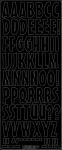 Ursus KREATIV STICKER 10x23CM,MOTIV 72,5ST.SCHWARZ