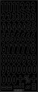 Ursus KREATIV STICKER 10x23CM,MOTIV 73,5ST.SCHWARZ