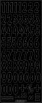 Ursus KREATIV STICKER 10x23CM,MOTIV 73,5ST.SCHWARZ