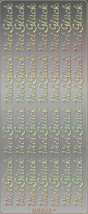 Ursus KREATIV STICKER 10x23CM,MOTIV 06,5ST.MULTIC.