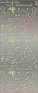 Ursus KREATIV STICKER 10x23CM,MOTIV 09,5ST.MULTIC.