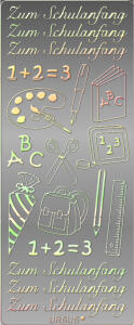 Ursus KREATIV STICKER 10x23CM,MOTIV 89,5ST.MULTIC.