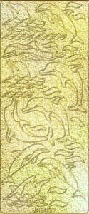 Ursus HOL.KREATIV STICKER 10x23CM,MOTIV 18,5ST.GOLD