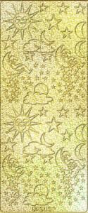 Ursus HOL.KREATIV STICKER 10x23CM,MOTIV 22,5ST.GOLD