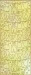 Ursus HOL.KREATIV STICKER 10x23CM,MOTIV 25,5ST.GOLD