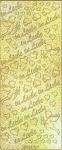 Ursus HOL.KREATIV STICKER 10x23CM,MOTIV 27,5ST.GOLD