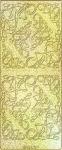 Ursus HOL.KREATIV STICKER 10x23CM,MOTIV 46,5ST.GOLD