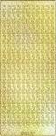 Ursus HOL.KREATIV STICKER 10x23CM,MOTIV 49,5ST.GOLD