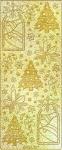 Ursus HOL.KREATIV STICKER 10x23CM,MOTIV 62,5ST.GOLD