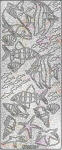 Ursus HOL.KREATIV STICKER 10x23CM,MOTIV 17,5ST.SILB