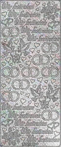Ursus HOL.KREATIV STICKER 10x23CM,MOTIV 28,5ST.SILB