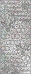 Ursus HOL.KREATIV STICKER 10x23CM,MOTIV 28,5ST.SILB
