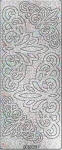 Ursus HOL.KREATIV STICKER 10x23CM,MOTIV 45,5ST.SILB