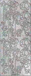 Ursus HOL.KREATIV STICKER 10x23CM,MOTIV 52,5ST.SILB