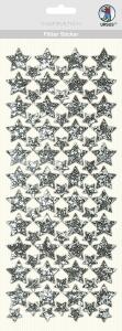 Ursus FLITTER STICKER "SILBER STERN"