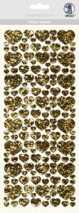 Ursus FLITTER STICKER "GOLD HERZ"