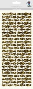 Ursus FLITTER STICKER "GOLD FISCH"