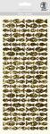 Ursus FLITTER STICKER "GOLD FISCH"