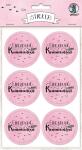 Ursus STICKER "EINLADUNG ZU M. KOMMUNION" ROSA