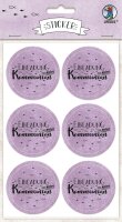 Ursus STICKER "EINLADUNG ZU M. KOMMUNION" FLIEDER