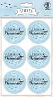 Ursus STICKER "EINLADUNG ZU M. KOMMUNION" HELLBLAU