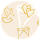 Ursus BRILLANT 230G.DIN A4,5BL.GOLD HOCHZEIT