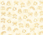 Ursus BRILLANT 230G.DIN A4,5BL.GOLD WEIHNACHTEN