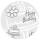 Ursus BRILLANT 230G.DIN A4,5BL.SILBER H. BIRTHDAY