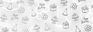 Ursus BRILLANT 230G.DIN A4,25BL.SILBER H.BIRTHDAY