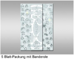Ursus BRILLANT 230G.DIN A4,25BL.SILBER HOCHZEIT