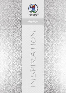 Ursus HIGHLIGHT 215G.23x33CM,5BL.SILBER ORNAMENTE