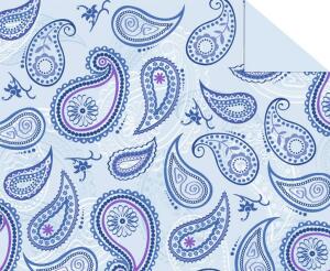 Ursus TONKTN.220G.DIN A4,5BL.PAISLEY BLAU