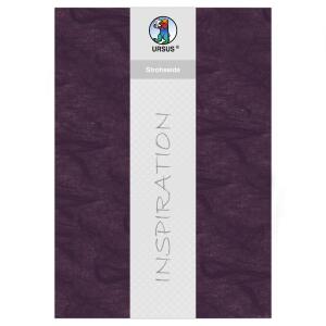 Ursus STROHSEIDE 25G.23x33CM,5BL.AUBERGINE