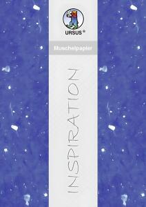 Ursus MUSCHELPAPIER 70G.23x33CM,5BL.DUNKELBLAU