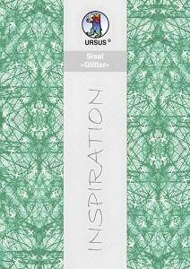 Ursus SISAL GLITTER 135G.23x33CM,5BL.DUNKELGRÜN
