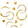 Ursus DESIGNKARTON "GOLD" 200G.DIN A4,5BL.MO.2