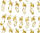 Ursus DESIGNKARTON "GOLD" 200G.DIN A4,5BL.MO.6