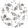 Ursus DESIGNKARTON "SILBER" 200G.DIN A4,5BL.MO.8