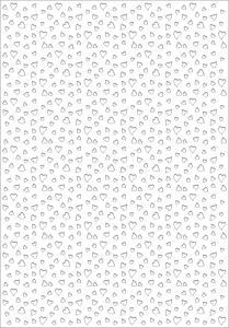 Ursus SILHOUETTENKARTON 300G.23x33CM,HERZEN
