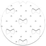 Ursus SILHOUETTENKARTON 300G.23x33CM,SCHLEIFEN
