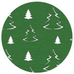 Ursus SILHOUETTENKARTON 300G.23x33CM,WEIHNACHTSBÄUME