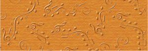 Ursus ELEGANCE 220G.23x32CM,5BL.PARTITUR ORANGE