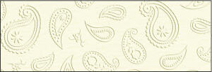 Ursus ELEGANCE 220G.23x32CM,5BL.PAISLEY ELFENBEIN